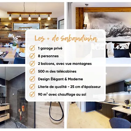 Elegant Et Moderne Avec Vue Montagne Au Coeur De Paradiski - Garage - 8Pers - 90M2 - Sabaudinha La Plagne Buitenkant foto